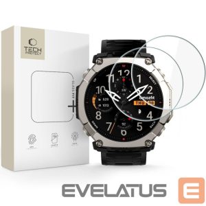 Kitos prekės Tech-Protect  Tech-Protect Glass Fit+ 2-Pack Tempered Glass for Amazfit T-Rex Ultra 2 