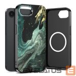 Kitos prekės Tech-Protect  Tech-Protect Lamano MagSafe Case for iPhone 16e / 17e - Black and Green 