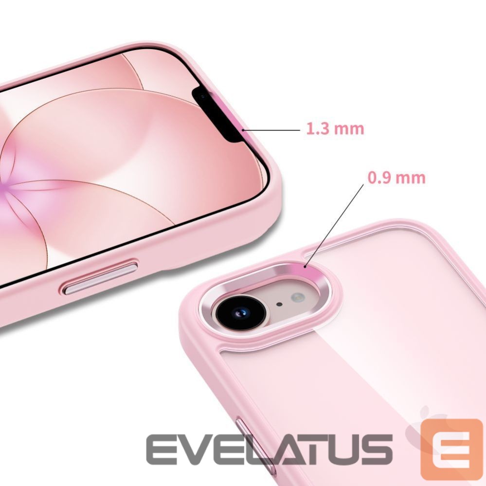 Kitos prekės Tech-Protect Tech-Protect Magmat Case for iPhone 16e / 17e - Transparent Pink