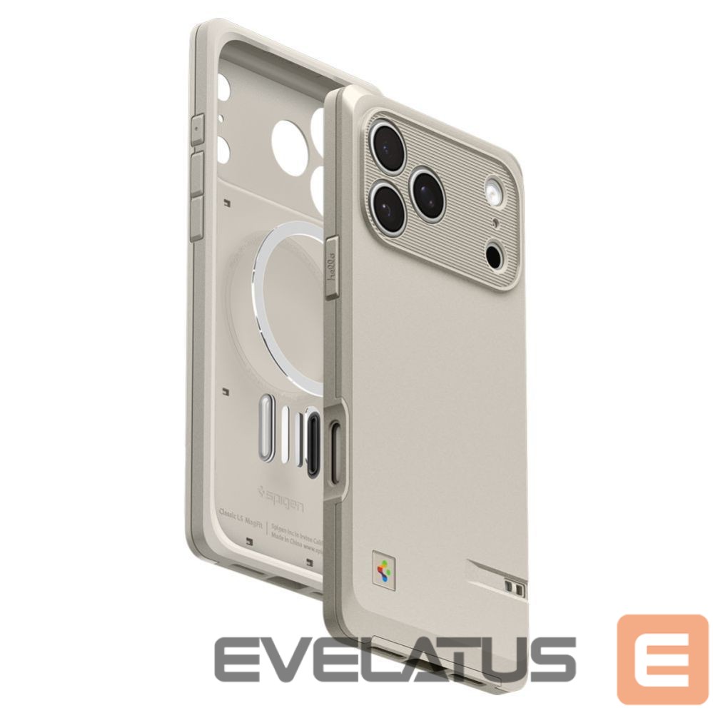 Kitos prekės Spigen Spigen Classic LS MagSafe Case for iPhone 17 Pro - Beige