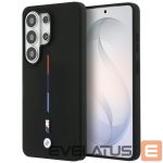 Kitos prekės BMW  BMW M Silicone Tricolor Line MagSafe Case for Samsung Galaxy S26 Ultra - Black 