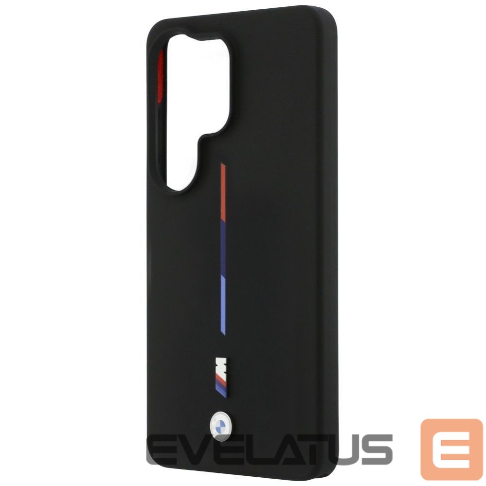 Kitos prekės BMW BMW M Silicone Tricolor Line MagSafe Case for Samsung Galaxy S26 Ultra - Black