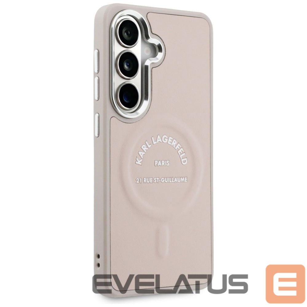 Kitos prekės Karl Lagerfeld Karl Lagerfeld Embossed Ring RSG Logo MagSafe Case for Samsung Galaxy S26+ - Pink