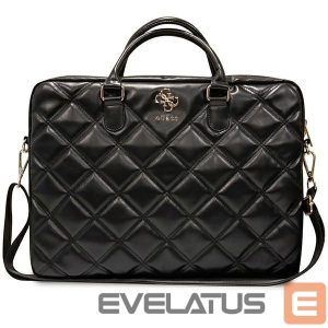 Kitas telefono priedas Guess  Guess 4G Quilted bag for a 16" laptop - black 