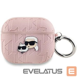 Kitas telefono priedas Karl Lagerfeld  Karl Lagerfeld Monogram Karl & Choupette Head case for AirPods 3 - pink 