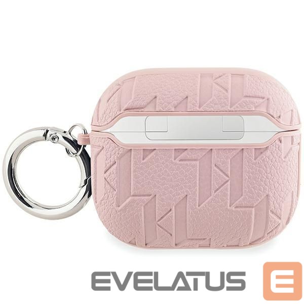 Kitas telefono priedas Karl Lagerfeld Karl Lagerfeld Monogram Karl & Choupette Head case for AirPods 3 - pink