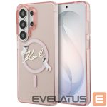 Nugarėlės dėklai Karl Lagerfeld  KARL LAGERFELD case for SAMSUNG S26 Ultra KLHMS26L5HKSCAP (Magnetic IML KC Script) pink 