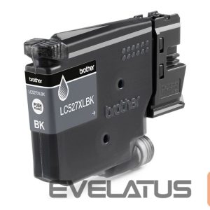 Eksploatacinės medžiagos spausdintuvams Brother  LC527XLBK Black High Yield Inkjet Cartridge | 