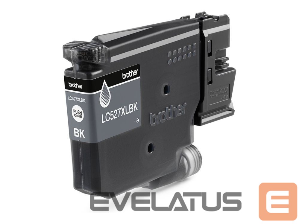 Eksploatacinės medžiagos spausdintuvams Brother LC527XLBK Black High Yield Inkjet Cartridge |