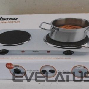 Elektrinė orkaitė Tristar  SALE OUT.  Free standing table hob | KP-6245 | Number of burners/cooking zones 2 | Rotary | White | DAMAGED PACKAGING | Electric 