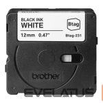 Eksploatacinės medžiagos spausdintuvams Brother  BTAG-231 | Black on White | Btag 