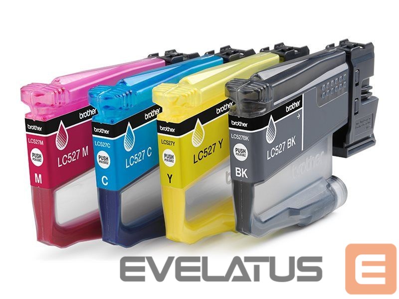 Eksploatacinės medžiagos spausdintuvams Brother LC527VAL Inkjet Cartridge Value Pack C/M/Y/K |