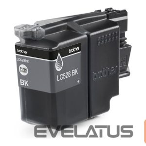 Eksploatacinės medžiagos spausdintuvams Brother  LC528BK Black High Yield Inkjet Cartridge | 