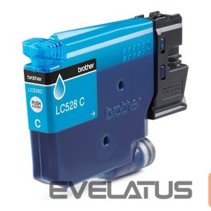 Eksploatacinės medžiagos spausdintuvams Brother  LC528C Cyan High Yield Inkjet Cartridge | 