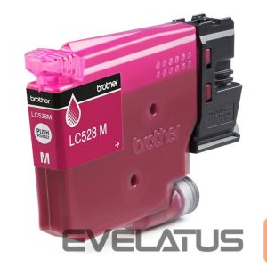 Eksploatacinės medžiagos spausdintuvams Brother  LC528M Magenta High Yield Inkjet Cartridge | 