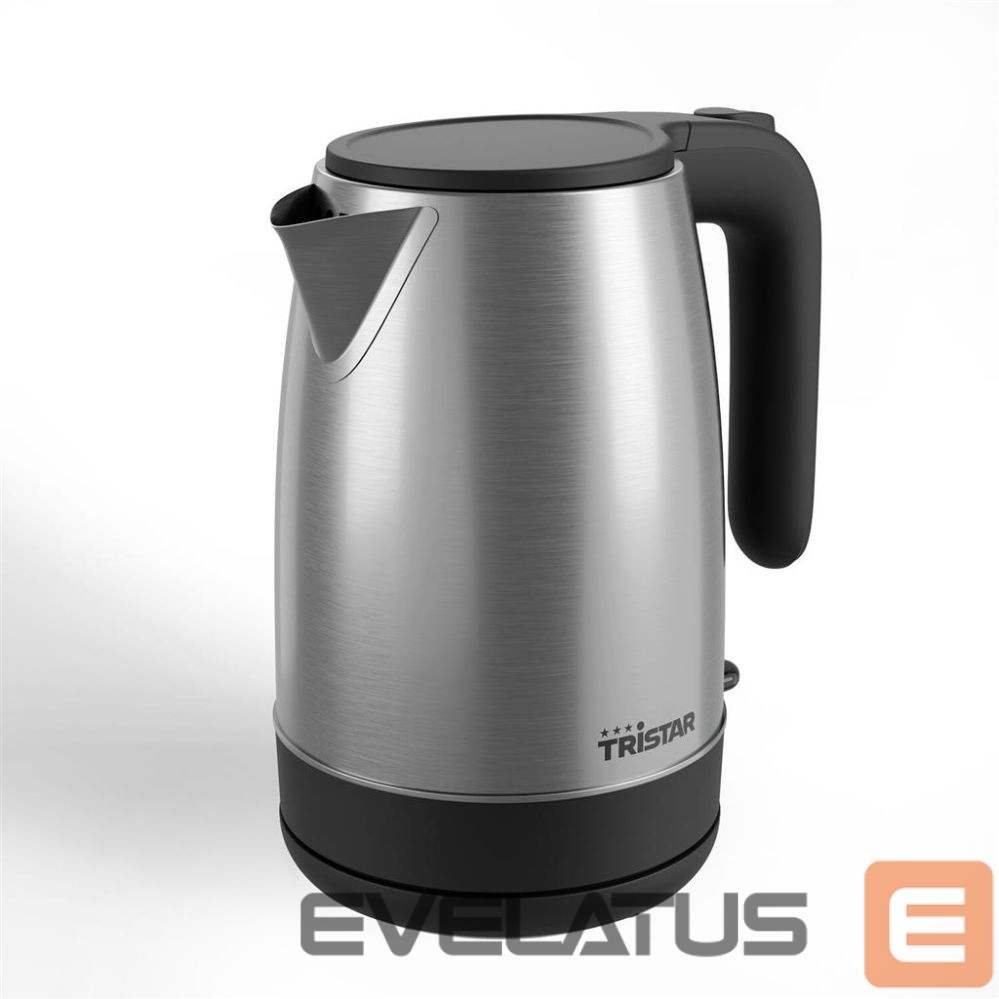 Virdulys Tristar Kettle | WK-1348 | Electric | 2200 W | 1.7 L | Stainless steel | 360° rotational base | Stainless Steel/Black