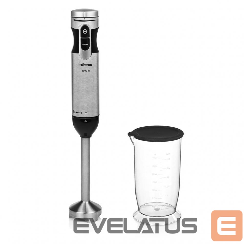 Maišytuvai ir maišytuvai Tristar MX-4828 | Hand Blender | 1000 W | Number of speeds 1 | Turbo mode | Ice crushing | Stainless Steel