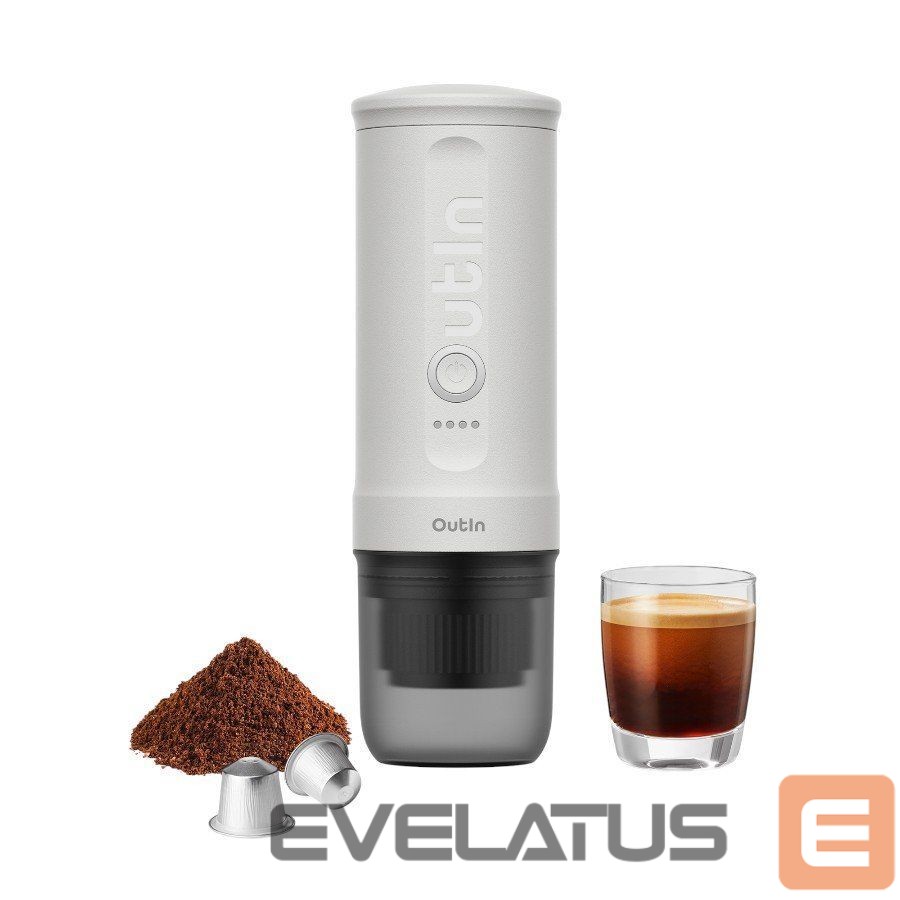 Kavos aparatas OUTIN OUTIN Nano Espresso Machine, model OTEM-01, color Pearl White
