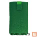 Universali kišenė telefono korpusui iLike Universal Leather Pocket Case XL Green
