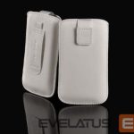 Universali kišenė telefono korpusui iLike Universal Leather Pocket Case XS White