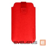 Universali kišenė telefono korpusui iLike Universal Leather Pocket Case XS Red