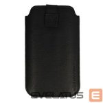 Universali kišenė telefono korpusui iLike Universal Leather Pocket Case XL Black
