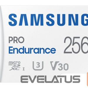 USB atmintinė Samsung  Samsung Pro Endurance MicroSD 256GB White