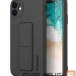 Nugarėlės dėklai Wozinsky Apple Kickstand Case flexible silicone iPhone 11 Black