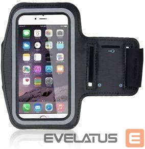 Universalus knygutės dėklas GreenGo  Maciņš Sport Armband iPhone 5G Black