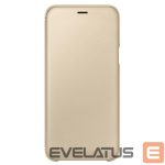 Nugarėlės dėklai Samsung  A6 Plus 2018 A605 Wallet Cover EF-WA605CFE Gold