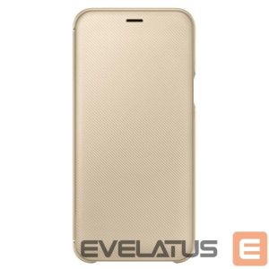 Nugarėlės dėklai Samsung  A6 Plus 2018 A605 Wallet Cover EF-WA605CFE Gold