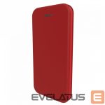 Knygos tipo dėklas dėklai Evelatus Samsung A6 2018 Book Case Wine Red