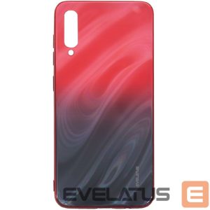 Nugarėlės dėklai Evelatus Samsung Galaxy A50 Water Ripple Full Color Electroplating Tempered Glass Gradient Red-Black
