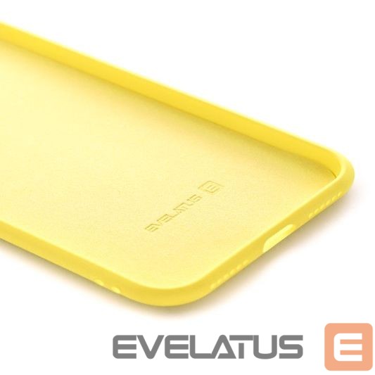Nugarėlės dėklai Evelatus Apple iPhone X/Xs Nano Silicone Case Soft Touch TPU Yellow