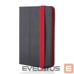 Knygos tipo dėklas iLike Universal Universal case Orbi for tablet 7-8 Black Red