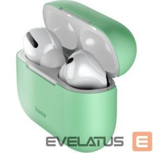 Nugarėlės dėklai Baseus Apple Silica Silicone-Gel Protective case for Apple Airpods Pro Green