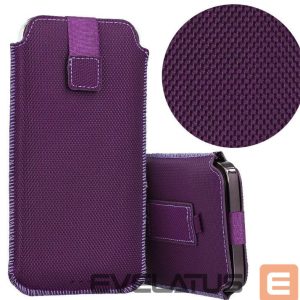 Universali kišenė telefono korpusui iLike Universal (XL SIZE) FOR IPHONE 14/14 PRO/IPHONE 15/15 PRO/SAMSUNG S23/S23 PLUS/S24/S24 PLUS/A15/A54 5G PATTERN 2 Purple