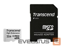 Atminties kortelės Transcend  microSDXC 32 GB Class 10 + SD Adapter 