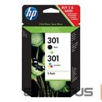 Eksploatacinės medžiagos spausdintuvams HP  HP 301 Ink Cartridge Combo 2-Pack 