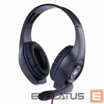 Laidinės ausinės Gembird  HEADSET GAMING/BLUE/BLACK GHS-05-B 
