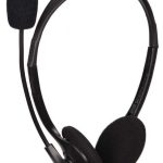 Laidinės ausinės Gembird  HEADSET STEREO/BLACK MHS-123 