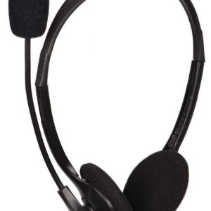 Laidinės ausinės Gembird  HEADSET STEREO/BLACK MHS-123 