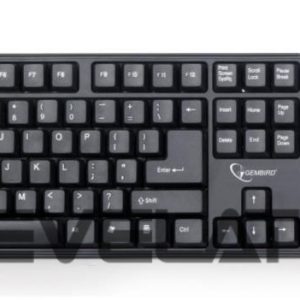 Kompiuterio klaviatūra Gembird  KEYBOARD +MOUSE WRL ENG/DESKTOP KBS-W-01 