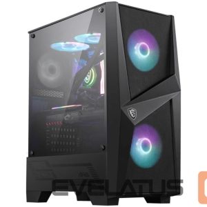 Kompiuterio dėžė MSI  Case||MAG Forge 100R|MidiTower|Not included|ATX|MicroATX|MiniITX|Colour Black|MAGFORGE100R 
