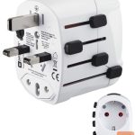 Adapteris Hama  World Travel Pro White
