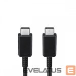 Kabelis Samsung  3A Fast USB-C to USB-C Data & Charger Cable 1m (OEM) Black