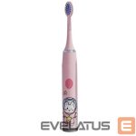 Dantų šepetėlis Kiddyz  T1 Electric Sonic Toothbrush Kids 3 to 12 Years USB rechargeable (1 extra head) Pink