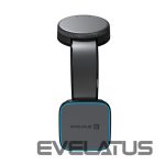 Automobiliniai įkrovikliai Evelatus  MagSafe Qi wireless charging magnetic bendable 360 Swivel suction cup mount (for Car dashboard/Car windscreen) Black