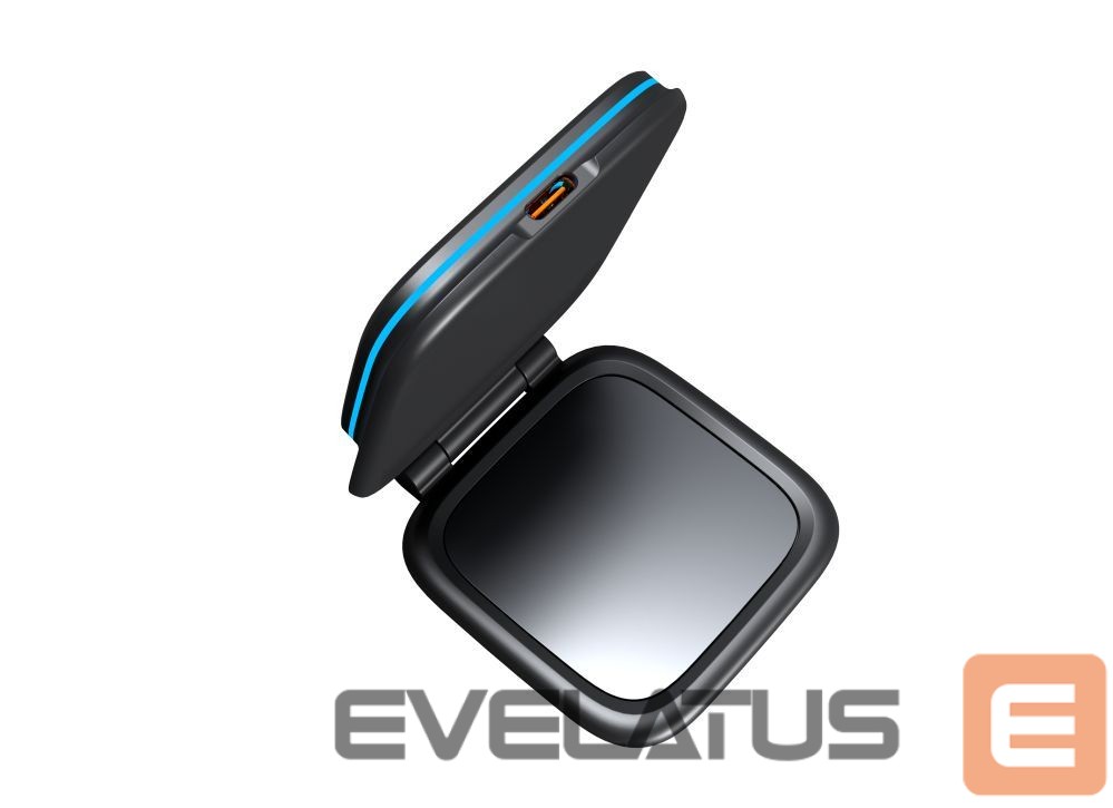 Universalus laikiklis (Popsocket) Evelatus MagSafe Qi wireless charging magnet mount (for Car Screen/dashboard, laptop, tablet, monitor) Black