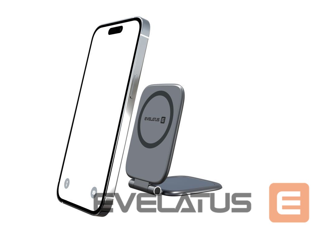 Universalus laikiklis (Popsocket) Evelatus MagSafe NON-Qi magnet mount (for Car Screen/dashboard, laptop, tablet, monitor) Black